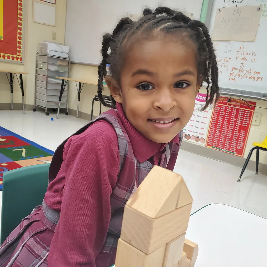 G.E. Peters student at school